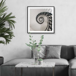 Elegant spiraltrappa - Kvadratisk poster
