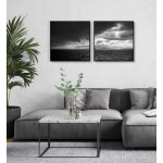 Perfect pair hav & natur - Kvadratiska tavlor