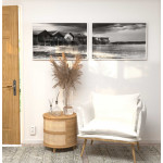 Fina hus vid stranden - Poster i två delar