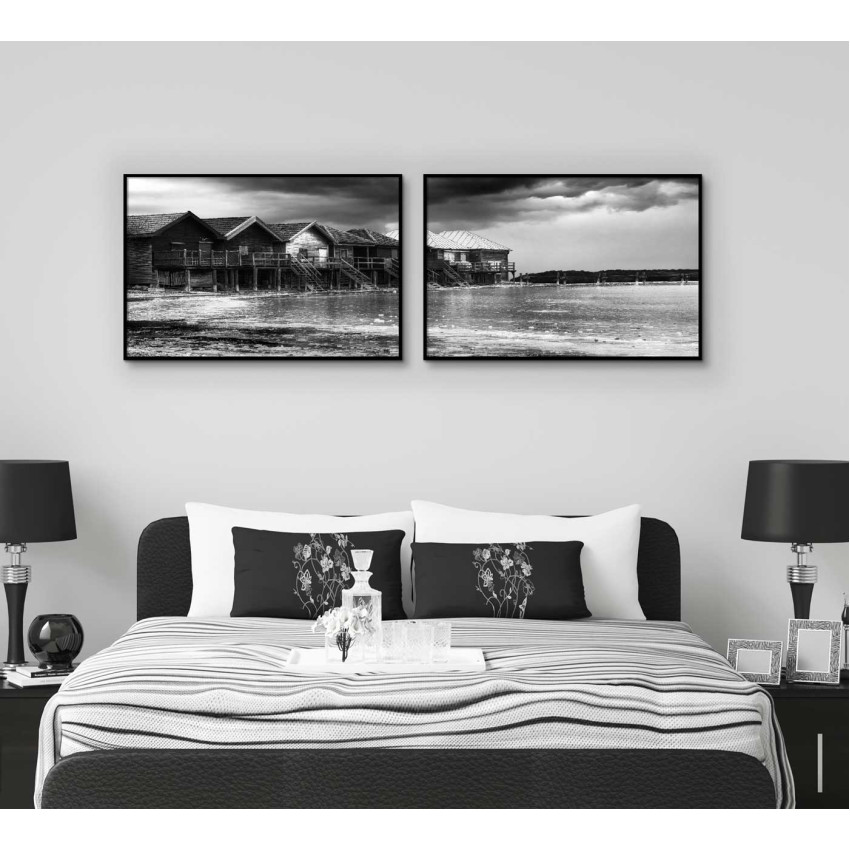 Fina hus vid stranden - Poster i två delar