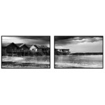 Fina hus vid stranden - Poster i två delar