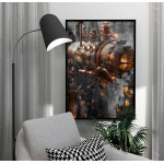 Steampunk Flying Ship - Cool poster