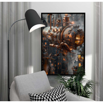 Steampunk Ship - Cool poster