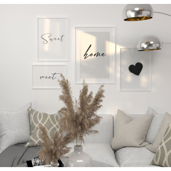 Enkelt hjärta - Trendig simpel poster