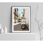 Retro & vintage vespa - Affisch