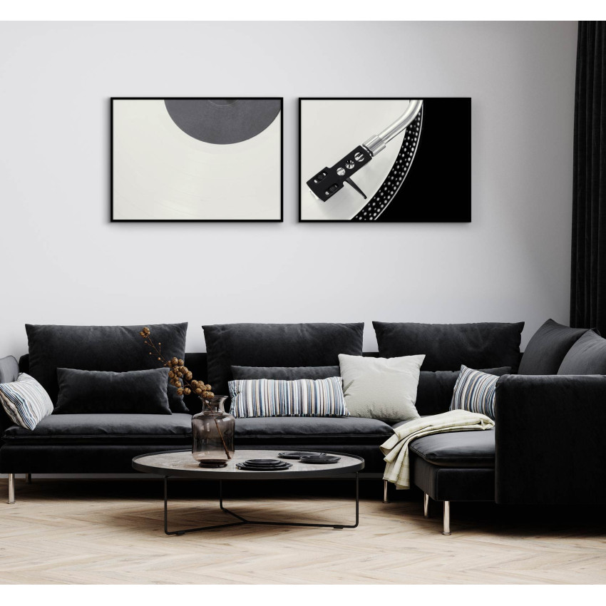 Vinyl Record - Poster in Two Pieces