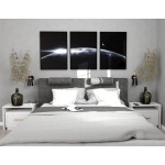 Earth Horizon - Poster in Three Pieces