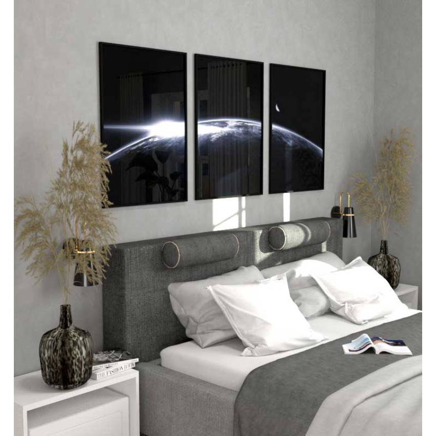 Earth Horizon - Poster in Three Pieces