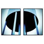 Abstract Water Tower - Poster in Two Pieces