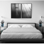 Bro i dimma - Poster tavla i två delar