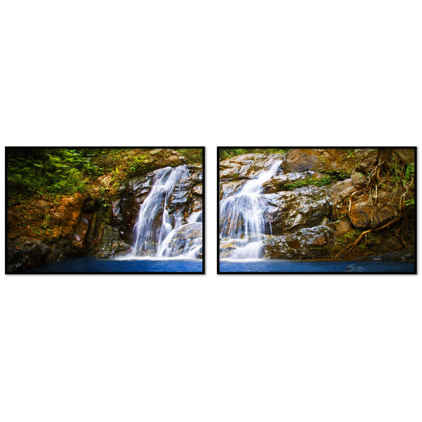 Vackert Sagolikt Vattenfall - Posterset i Två delar