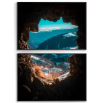 Unik utsikt - Uppdelad tavla 