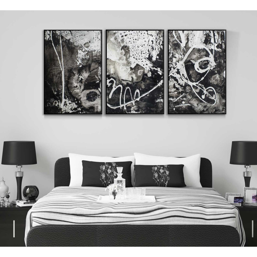 Abstract art - Three Piece Poster