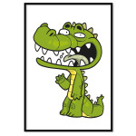 Cool crocodile - Kids room poster