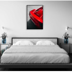 Ferrari abstrakt - R&ouml;d poster