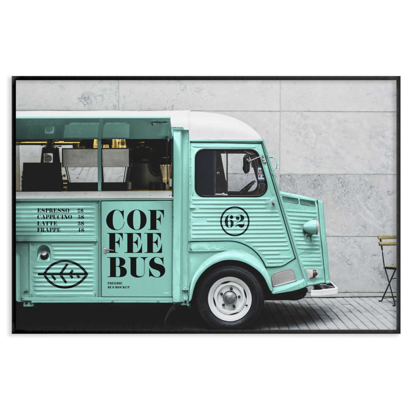 Retro Amerikansk food truck - Kaffe poster