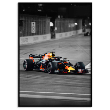 Formula-1 sportbil poster