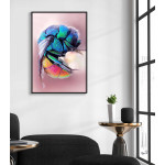 Färgglatt bi - Insekt poster i sköna färger