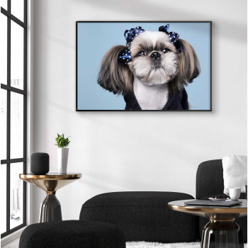 Shih tzu - Cute and simple dog poster 