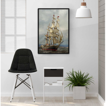 Klassiskt Skepp till Havs - Poster Tavla