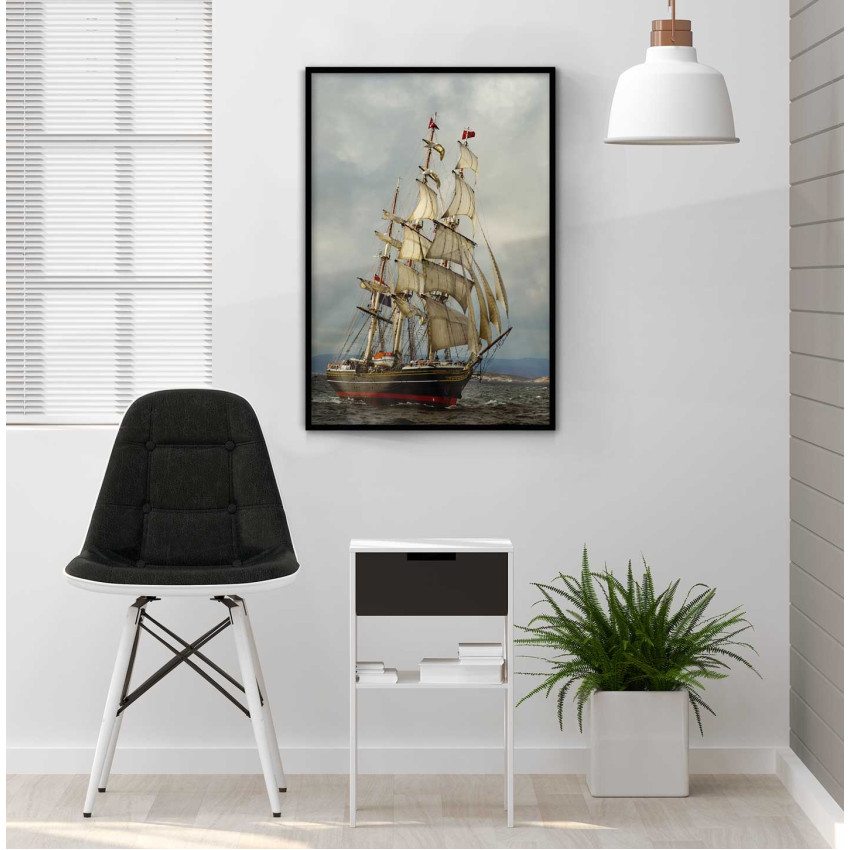 Klassiskt Skepp till Havs - Poster Tavla