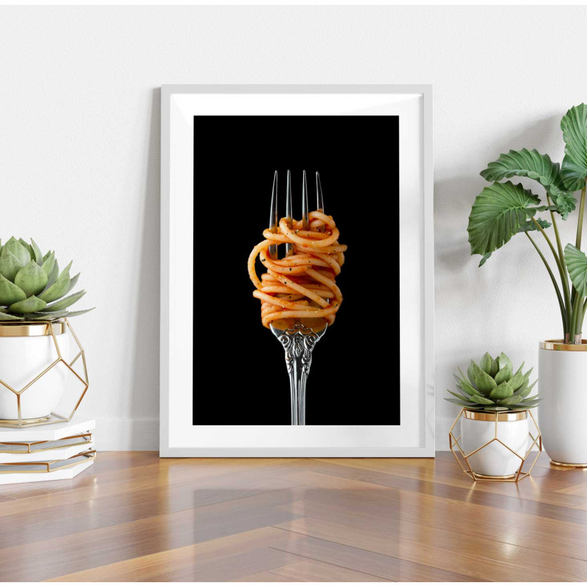 Simple silver wear kitchen poster