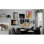 Kökstavla Eat - Poster till köket