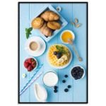 Colorful kitchen poster - Tasteful breakfast