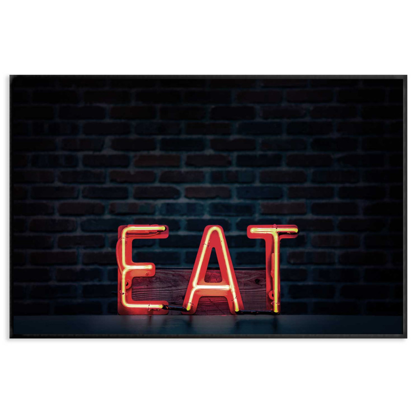 Kökstavla Eat - Poster till köket