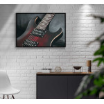 Music poster - Red guitar