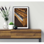 Classic & old piano - Music poster