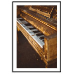 Classic & old piano - Music poster