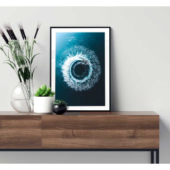 Vågor i cirklar - Poster