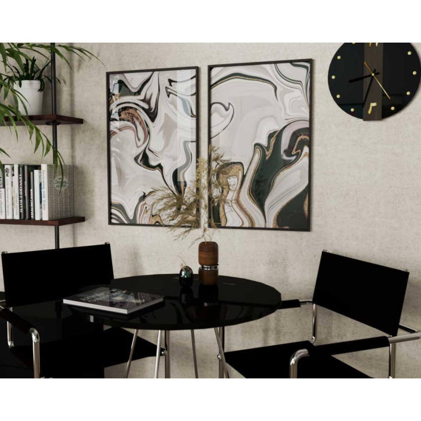 Artsy modern art - Two piece poster