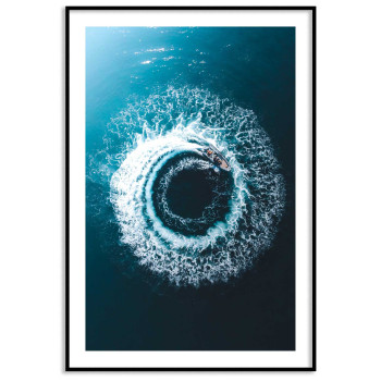 Vågor i cirklar - Poster