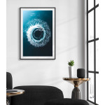 Vågor i cirklar - Poster