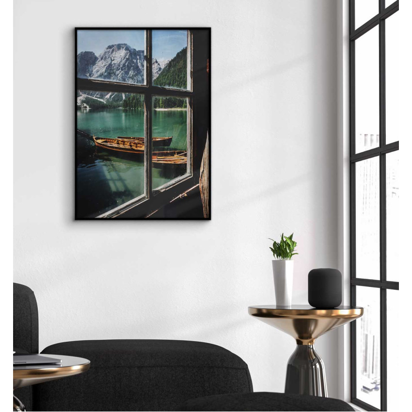 Beautiful nature from a window - Colorful poster