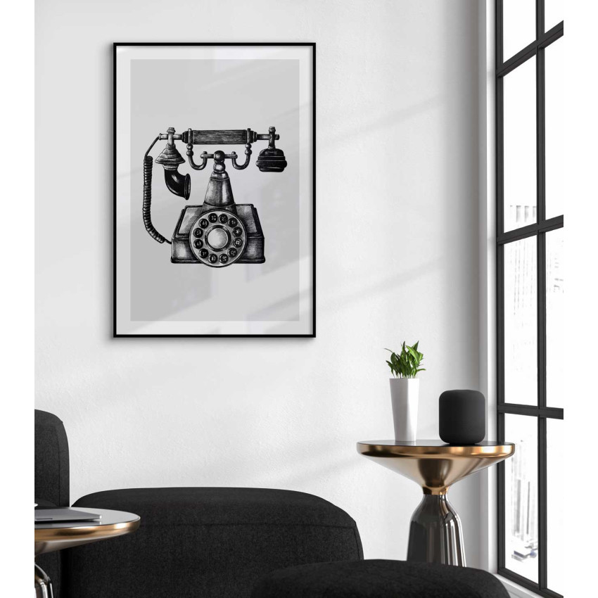 Retro Telephone - Simple Poster