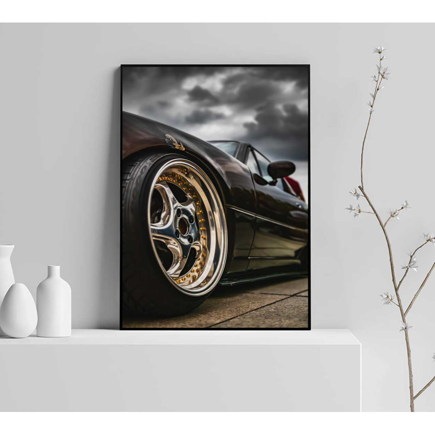 D&auml;ck & f&auml;lgar i guld - Tuff bilposter