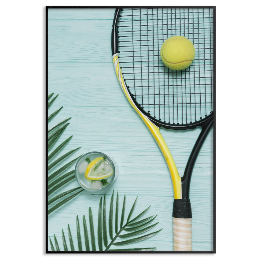 Tennisracket - Trendig sport affisch