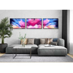 Abstract and Colorful - Poster in Three Pieces