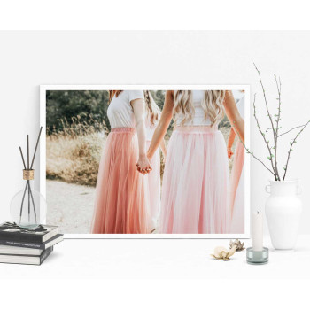 Rosa kjolar - Simpel poster