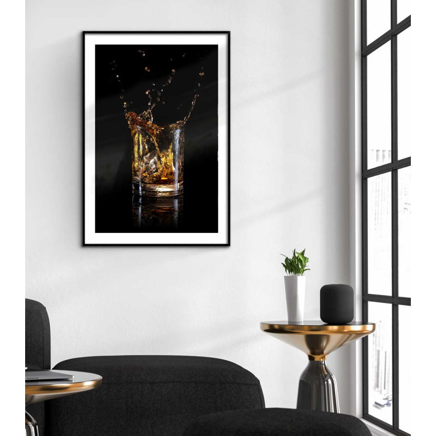 Whiskey on the rocks - Poster