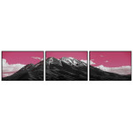 Panorama Mountain - Three Piece Poster 