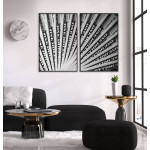 One Dollar Bills - Poster in Two Pieces