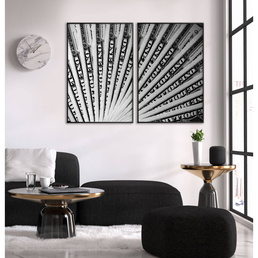 One Dollar Bills - Poster in Two Pieces