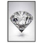 Diamant som glittrar - Svartvit poster