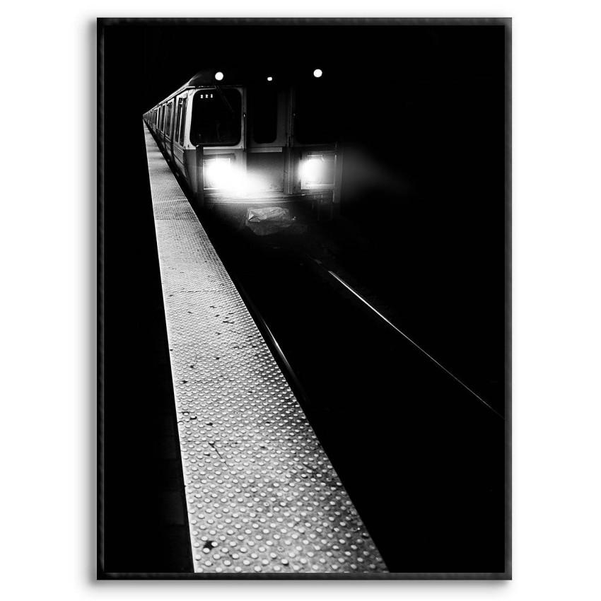 Train and Lights - Simple Poster
