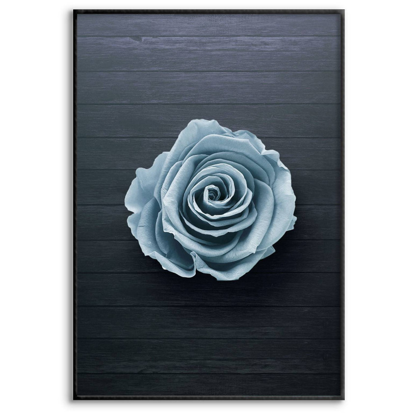 Teal Rose - Simple Poster