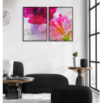 Abstract Art Flower - Two Piece Poster